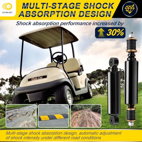 IOOBLBEI Golf Cart Shock Absorbers Front and Rear Compatible with Club Car DS Precedent