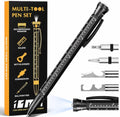 11-in-1 Multitool Pen with LED Light and Screwdrivers - Tactical EDC Gadget for Men