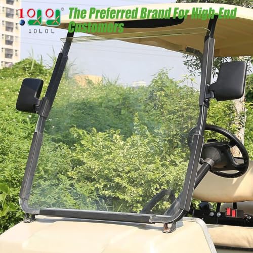 Golf Cart Windshield Sash Clips (12.6 in) for Club Car DS & Precedent – Set of 2