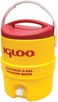 Igloo 2 Gallon Beverage Cooler - Vibrant Yellow and Red Design for Outdoor Fun
