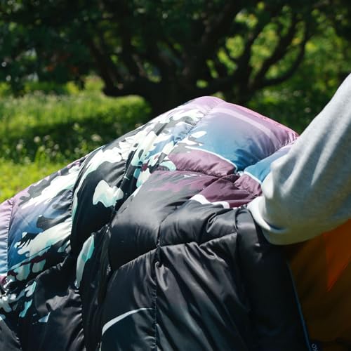 Down Camping Blanket Night - Warm Lightweight Outdoor Puffy Blanket