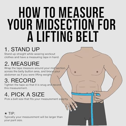 Aesthreadics Black Small Tapered Leather Weightlifting Belt for Men & Women