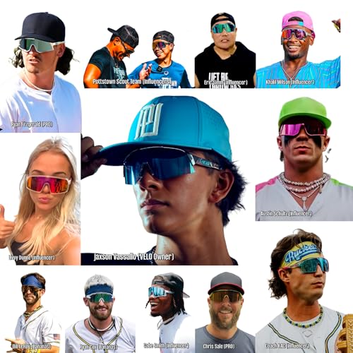 Baseball Softball Sunglasses with Adjustable Fit UV400 Shield - Black Ice Sml Adult Youth