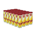 Wilson Extra Duty Championship Tennis Balls - 24 Can Case (72 Balls)