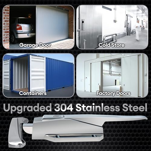 High Base Walk-In Cooler Latch Handle Kit with 304 Stainless Steel & Emergency Release - Darella