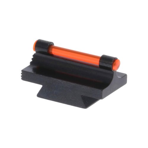 TRUGLO 3/8-Inch Dovetail Front Steel Gun Sight Replacement Fiber Optic Ramp Sight - .530", RED