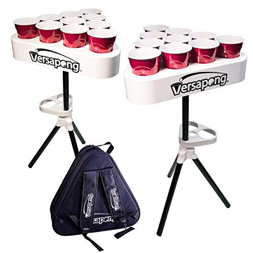 Portable Beer Pong Table with Carry Case & Balls - Versatile Tailgate Game