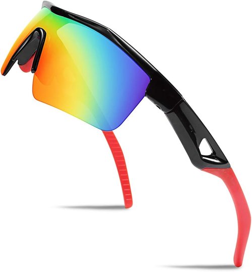FEISEDY Kids Polarized Baseball Sunglasses - Lightweight TR90 Frame for Boys & Girls | Model B2454