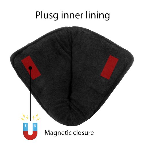 PINMEI Golf Head Cover for Mallet Heel Shaft Putter and Blade Putter Cover Shark Synthetic Leather Magnetic Closure Putter Headcover