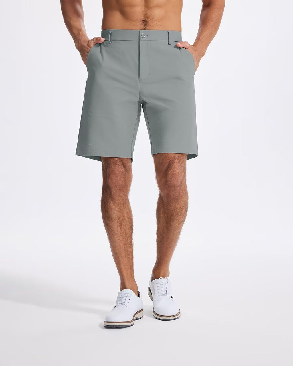SNOWTEN Men's Classic Fit Golf Shorts - Lightweight Stretch Hiking Shorts with 4 Pockets | 7/9/11 Inch