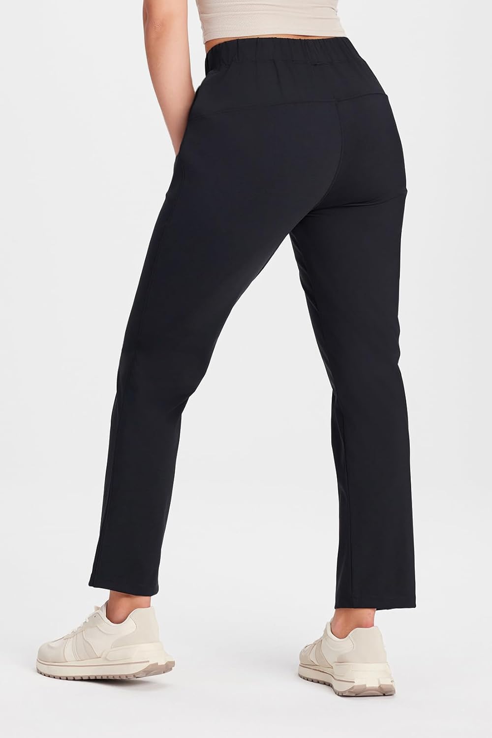 Yogipace 7/8 Stretch Ankle Pants - Women's Tapered Work & Travel Pants with Pockets | Petite/Regular/Tall