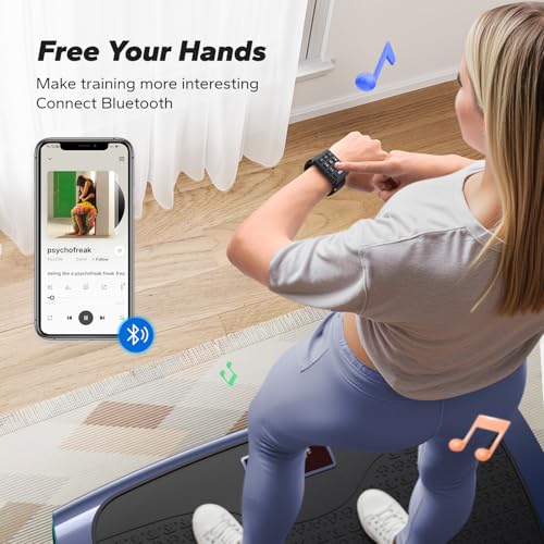 MERACH CV60 4D Vibration Plate Exercise Machine Blue - 120 Speeds & 3 Presets