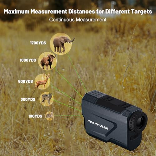 Long Distance Hunting Range Finder 1700 Yards 7X Zoom Angle Compensation