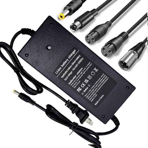 42V 2A Universal Electric Scooter Charger with Multiple Connectors