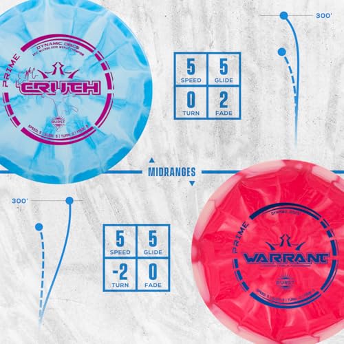 Disc Golf Starter Set - 6-Discs Including Judge, Truth & More - Prime Burst Plastic