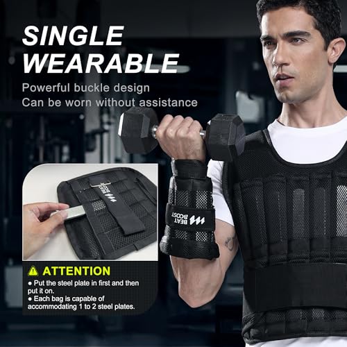 30LB Adjustable Wrist & Ankle Weights Set for Exercise & Workout - Non-Slip, Breathable Fabric