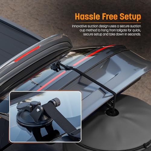 RANGLAND Black Portable Privacy Tent for SUV Liftgate, Camping, Beach & Shower