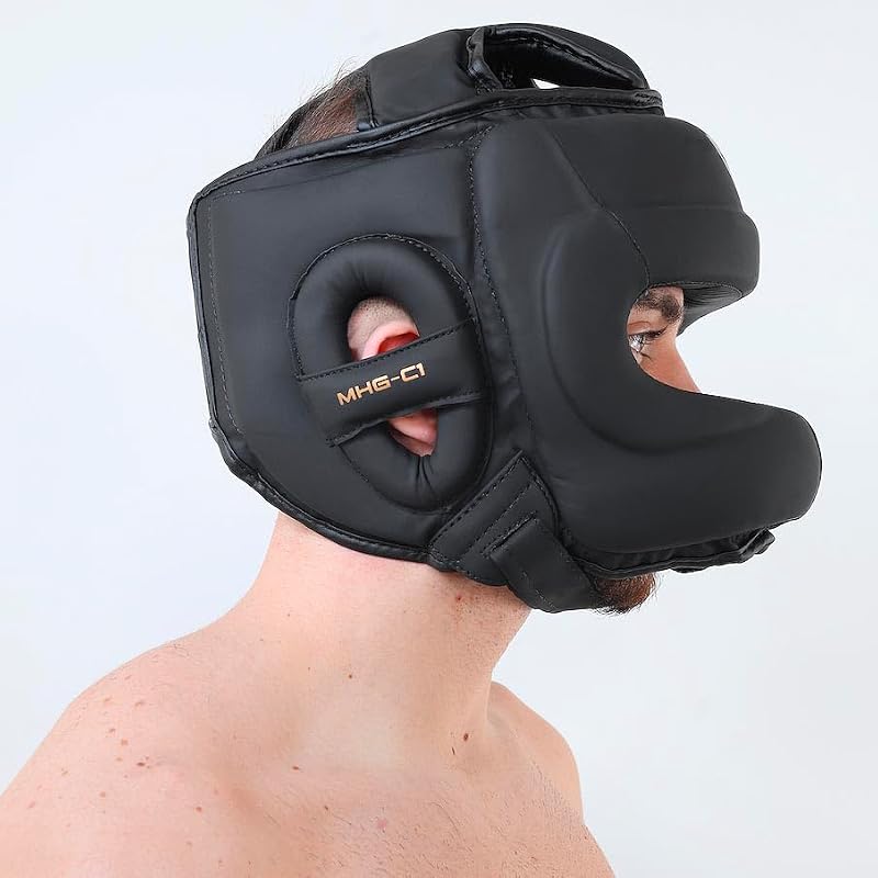 Boxing Headgear MMA Kickboxing Taekwondo Karate Training Helmet One Size