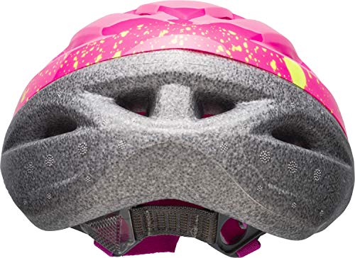 Child Bike Helmet - Pink Splatter Stella, One Size, Safety & Lightweight