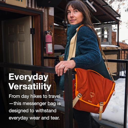 Osprey Daylite 12L Messenger Bag - White Multi Variation, Laptop & Water Bottle Pocket