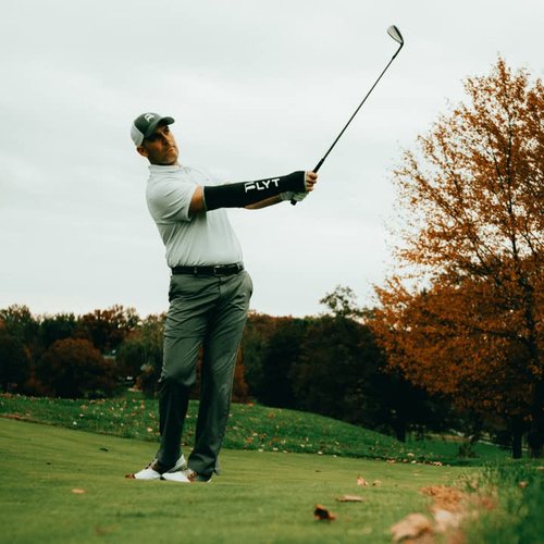 FLYT Chipping Sleeve - Train Your Short Game - Golf Training Aid Focusing on Helping Golfers in Controlling Speed and Power Using Their Bodies for Improved Consistency and Results!