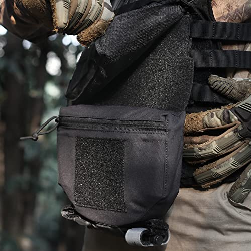 WYNEX Tactical Drop Dangler Pouch for Plate Carriers - Black