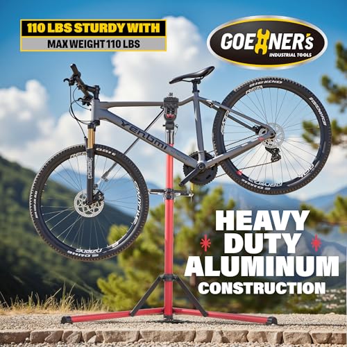 GOEHNER's Bike Repair Stand Aluminum Portable Maintenance Workstation