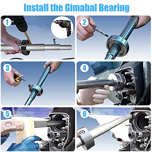 Mercruiser Gimbal Bearing Puller and Installer Set - Engine Alignment Tool