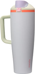 Owala FreeSip Tumbler - 40 oz. Stainless Steel - Stylish Mint & Purple Beach House Design