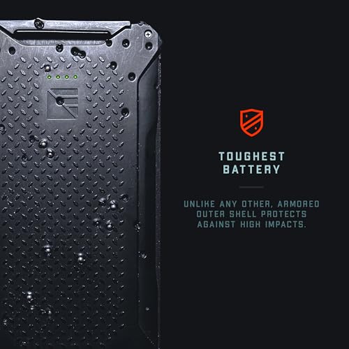 Dark Energy Poseidon Pro Black Portable Power Bank 10,000mAh Waterproof & Rugged