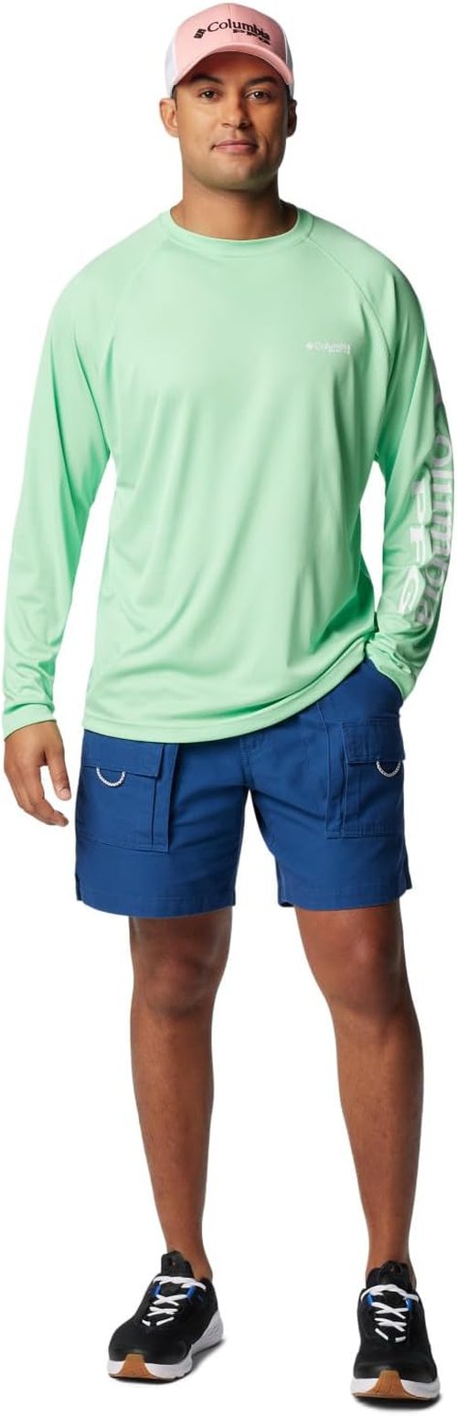 Columbia Men's Long Sleeve PFG Terminal Tackle Shirt - Lightweight, Quick-Dry Fabric