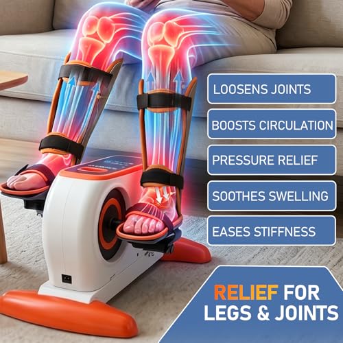Electric Pedal Exercise Bike for Seniors & Rehab - 20 Speeds, Leg Support