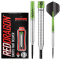 17g Tungsten Darts Set with Flights and Stems - Red Dragon Featherlite 2