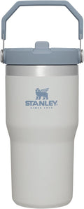 Stanley IceFlow 20 oz Flip Straw Tumbler - Insulated Stainless Steel, Leak Resistant, BPA-Free | Fog