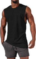 ZIWOCH Men's Sleeveless Tank Top - Comfortable Crewneck Design | Solid Color Options Available