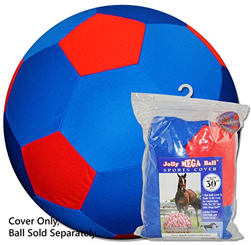 Horsemen's Pride Mega Ball Cover for Horses 30 Inch Soccer Ball Blue