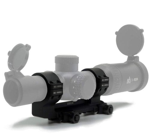 S2Delta MK1 Cantilever Scope Mount, 30mm Dual Ring for Picatinny Rail Riflescope Rings with Forward Offset