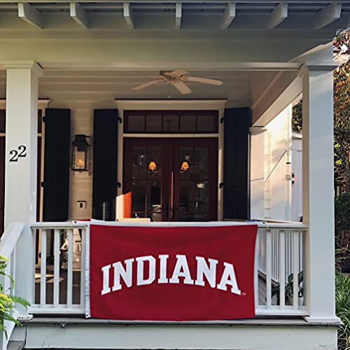 3x5 Outdoor College Flag - Indiana University IU Hoosiers School Spirit Banner