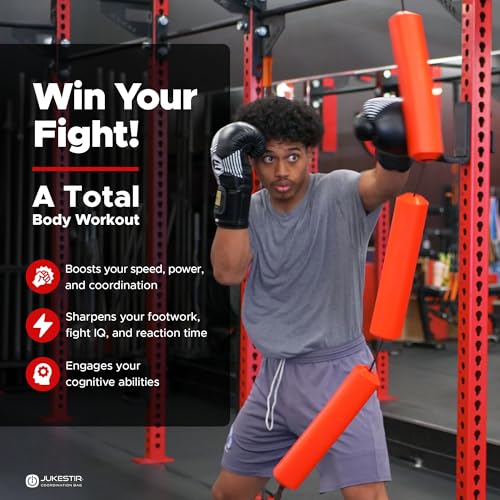 Jukestir Infrared Punching Bag with Dynamic Motion for Boxing MMA Training