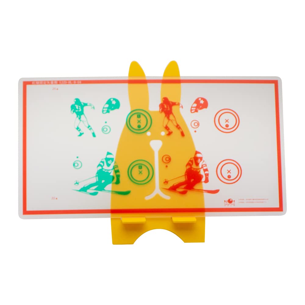 Red/Green Fixed Tranaglyph Vision Therapy Convergence Insufficiency Eye Training Device Stereo Training Cards Visual Correction (A)