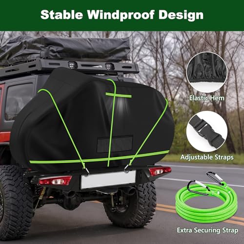 XXL Bike Cover for Transport 3 Bikes Waterproof Rack Cover - CEMOFE