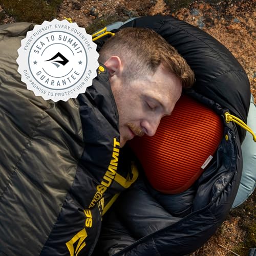 Sea to Summit Aeros Premium Inflatable Pillow X-Large Burnt Olive for Camping & Travel