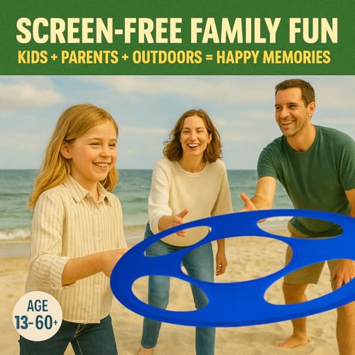29 Inch Giant Flying Disc Soft & Foldable Floats in Air for Kids & Family Outdoor Play