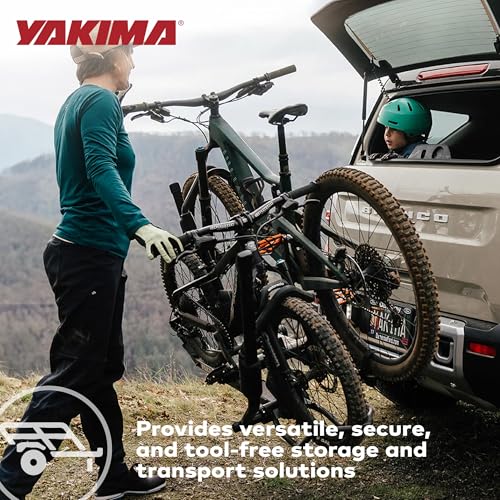 Yakima HoldUp 2-Bike Platform Hitch Rack 2-Inch Black - Fits 2 Inch Receivers