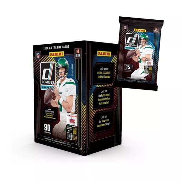 2024 Panini Donruss Football Trading Cards Blaster Box Downtown Inserts