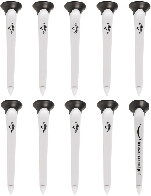 Callaway Par-Tee Plastic Golf Tees, 10 Pack