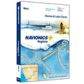 Marine Chart Plotter Maps for West Coast Lakes and Coastal Waters SD Card