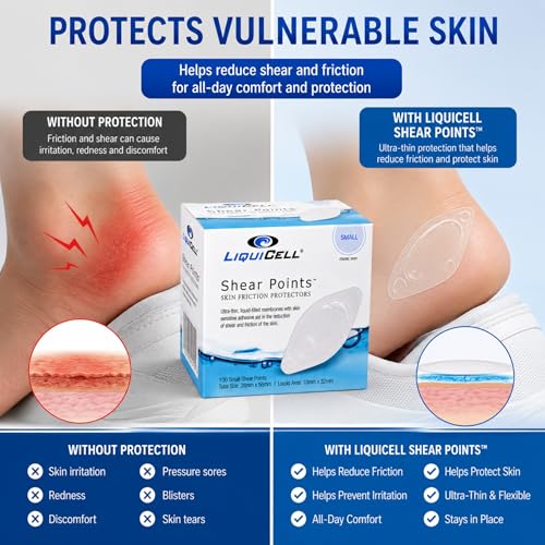LiquiCell Shear and Friction Reduction Bandages - Small, 100 Pack