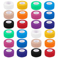 Self-Adherent Cohesive Bandages 24 Pack - Elastic Sports Wraps for Sports Injuries