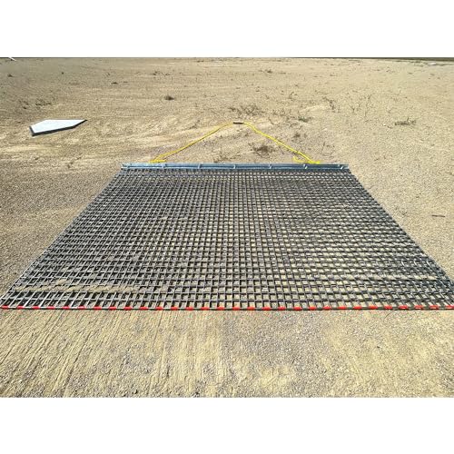 Yard Tuff Heavy-Duty Steel Mesh Drag Mat for Lawn & Surface Leveling